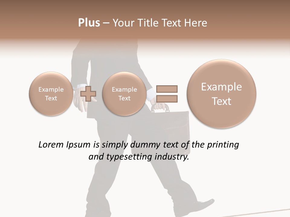 Suit Risk Ideas PowerPoint Template