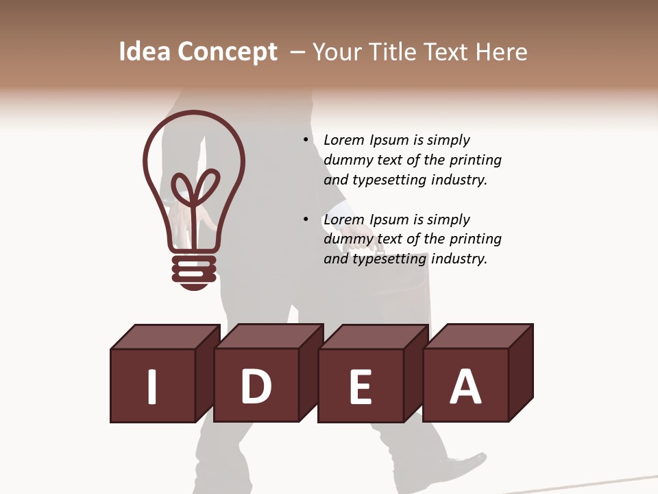 Suit Risk Ideas PowerPoint Template