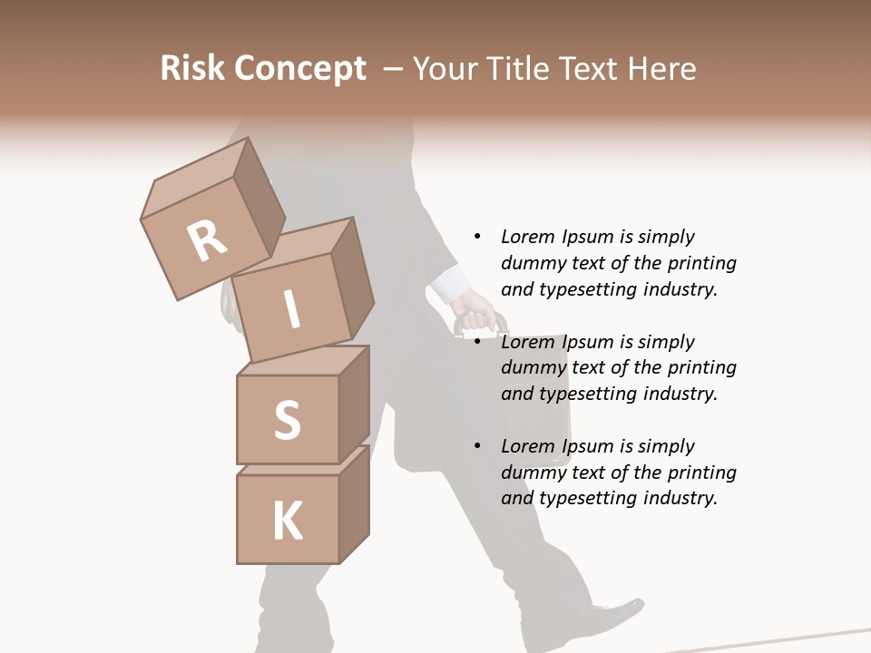 Suit Risk Ideas PowerPoint Template