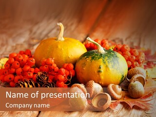 Country Colourful Closeup PowerPoint Template