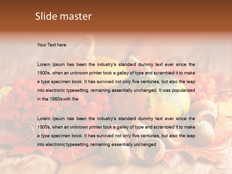 Country Colourful Closeup PowerPoint Template