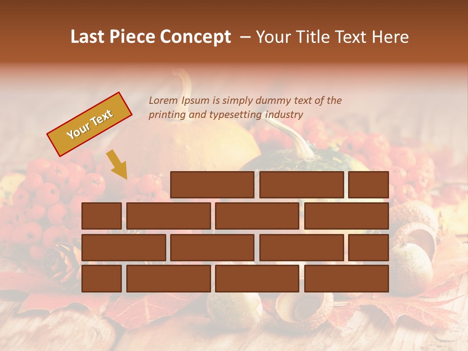 Country Colourful Closeup PowerPoint Template