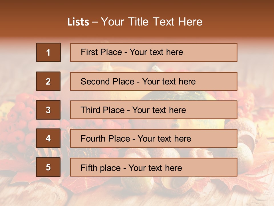 Country Colourful Closeup PowerPoint Template