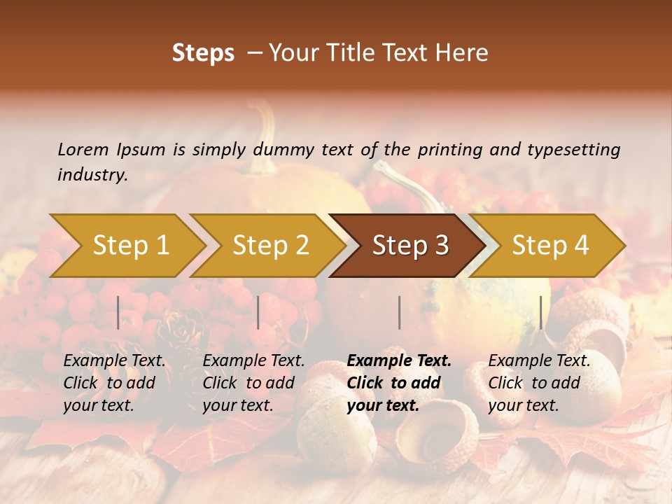 Country Colourful Closeup PowerPoint Template