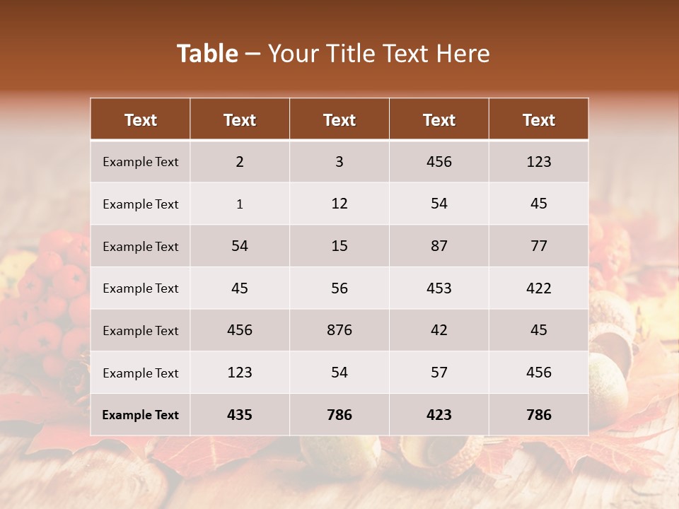 Country Colourful Closeup PowerPoint Template
