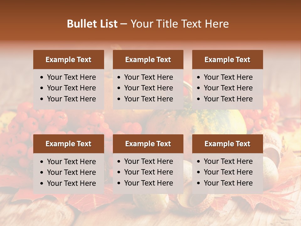 Country Colourful Closeup PowerPoint Template