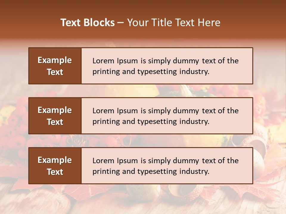 Country Colourful Closeup PowerPoint Template