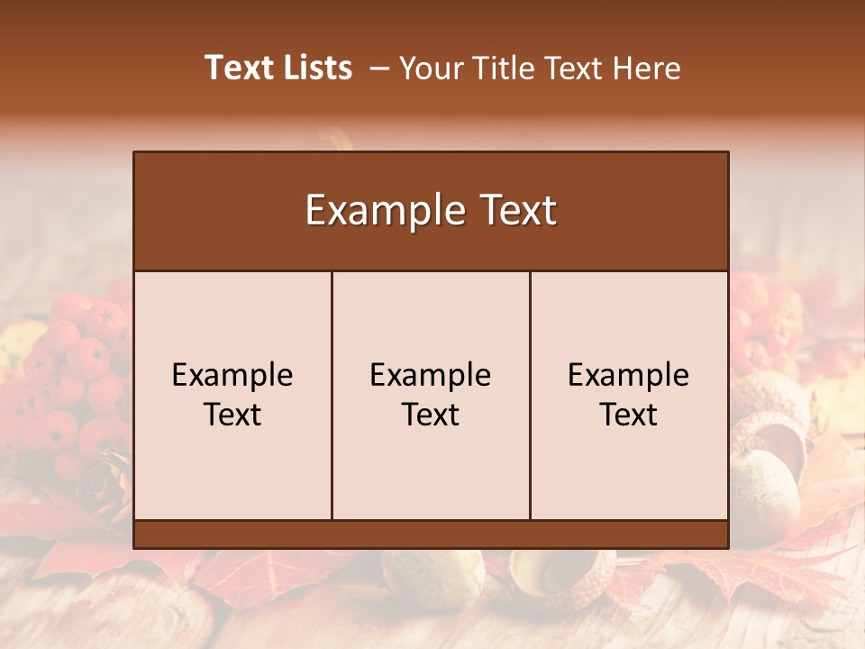 Country Colourful Closeup PowerPoint Template