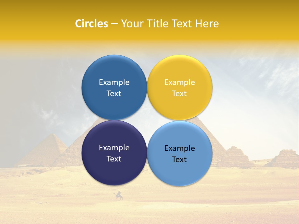 Sunlight Orient Camel PowerPoint Template