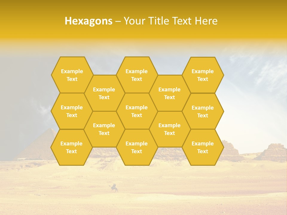 Sunlight Orient Camel PowerPoint Template