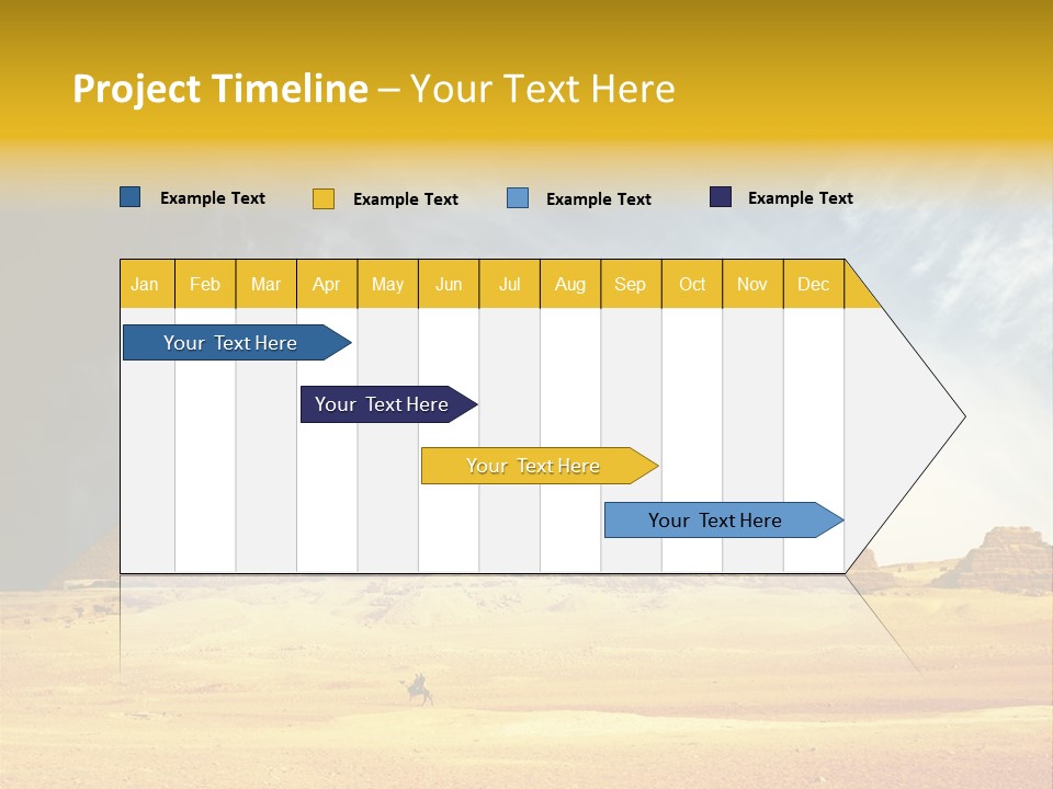 Sunlight Orient Camel PowerPoint Template