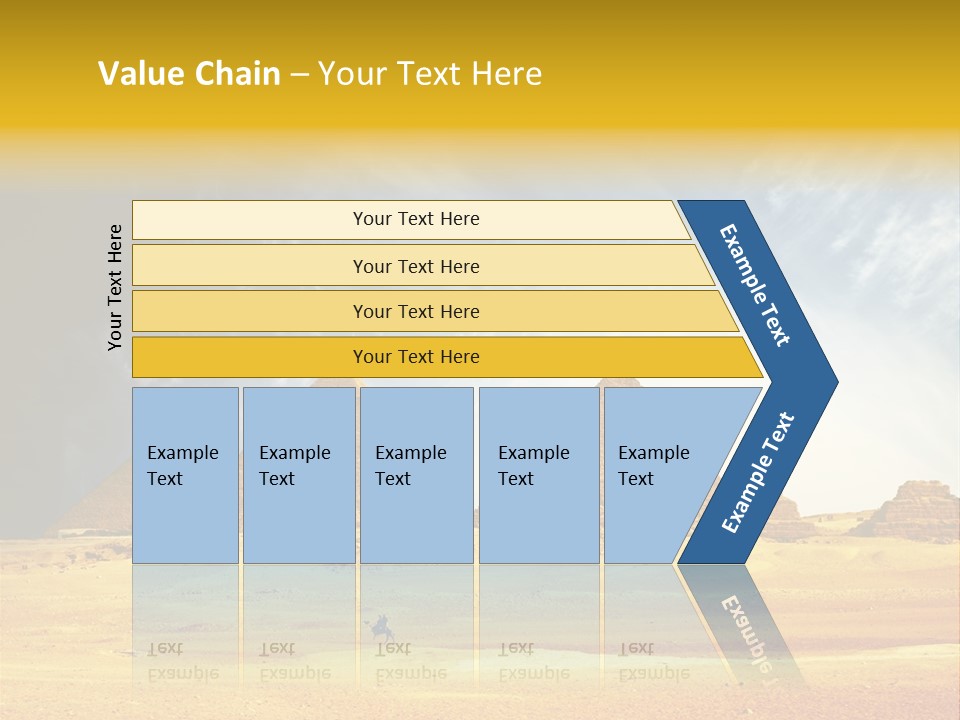 Sunlight Orient Camel PowerPoint Template