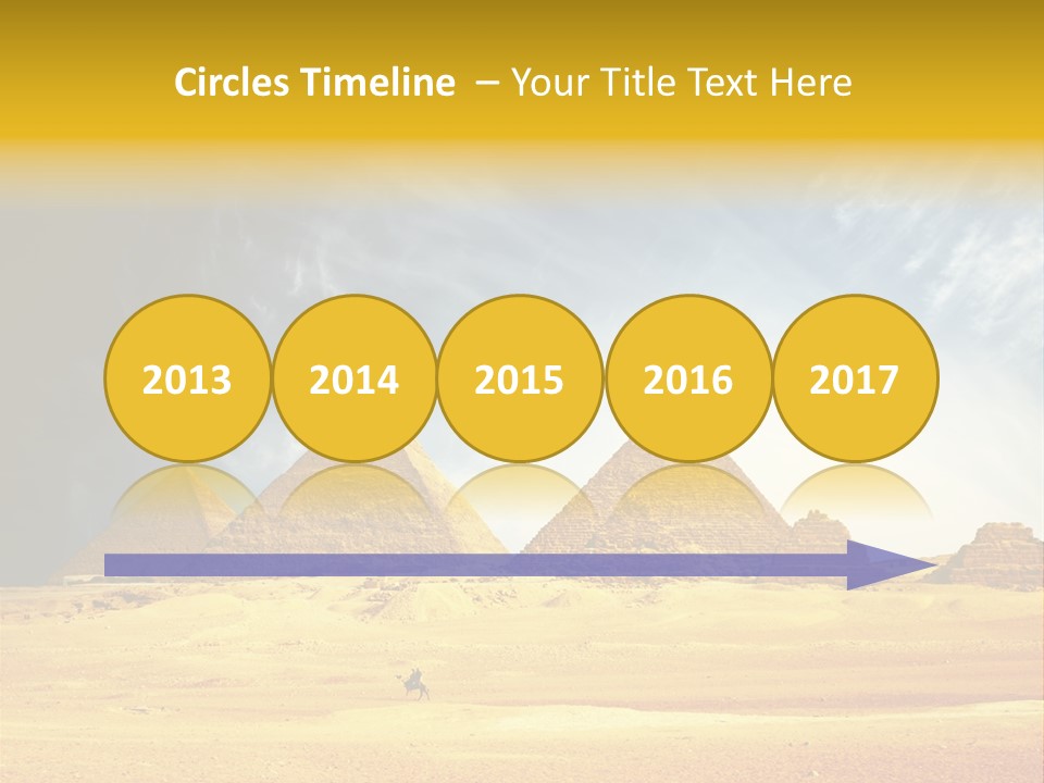 Sunlight Orient Camel PowerPoint Template