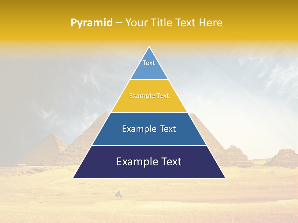 Sunlight Orient Camel PowerPoint Template