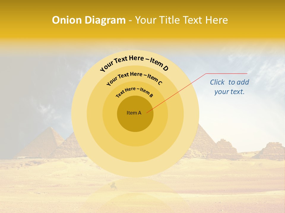 Sunlight Orient Camel PowerPoint Template