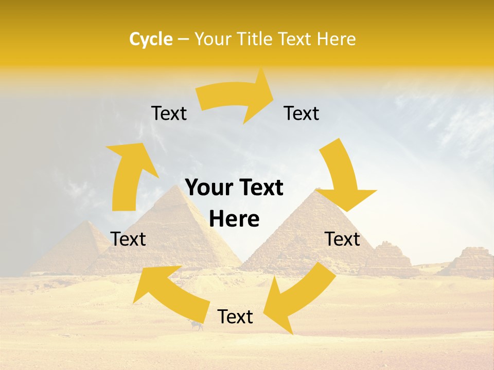 Sunlight Orient Camel PowerPoint Template