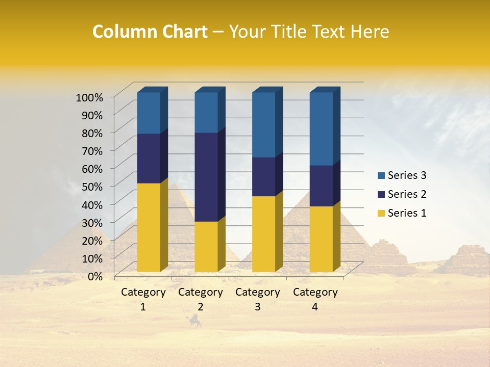 Sunlight Orient Camel PowerPoint Template