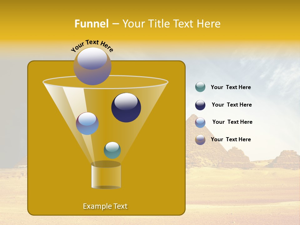 Sunlight Orient Camel PowerPoint Template