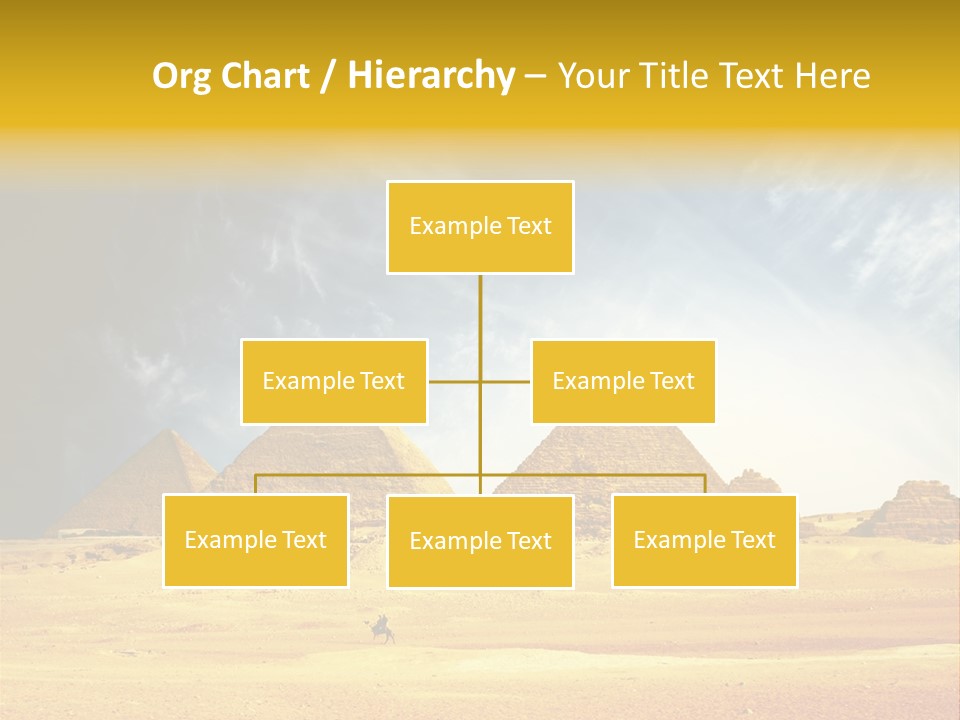 Sunlight Orient Camel PowerPoint Template