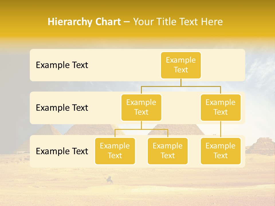 Sunlight Orient Camel PowerPoint Template