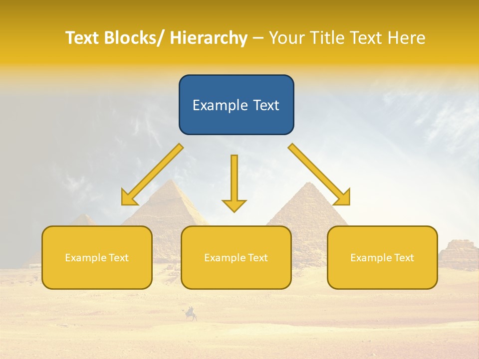 Sunlight Orient Camel PowerPoint Template