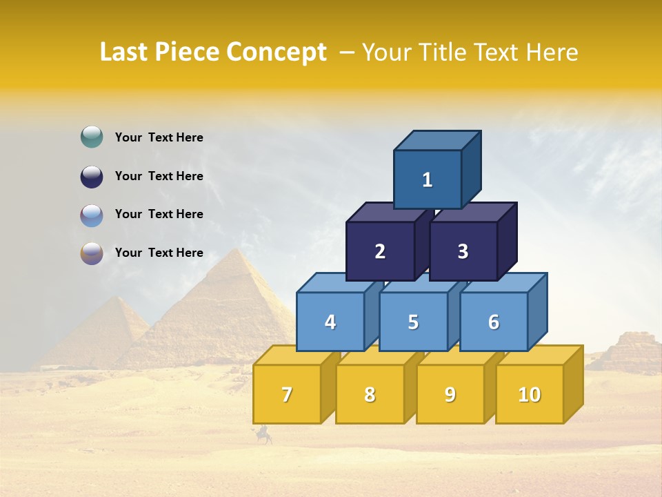 Sunlight Orient Camel PowerPoint Template