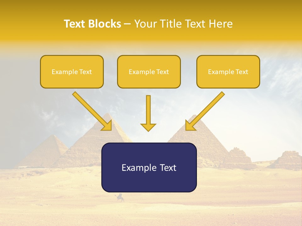 Sunlight Orient Camel PowerPoint Template