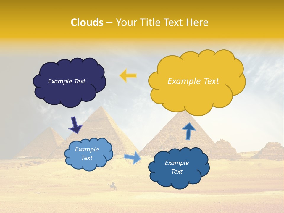 Sunlight Orient Camel PowerPoint Template