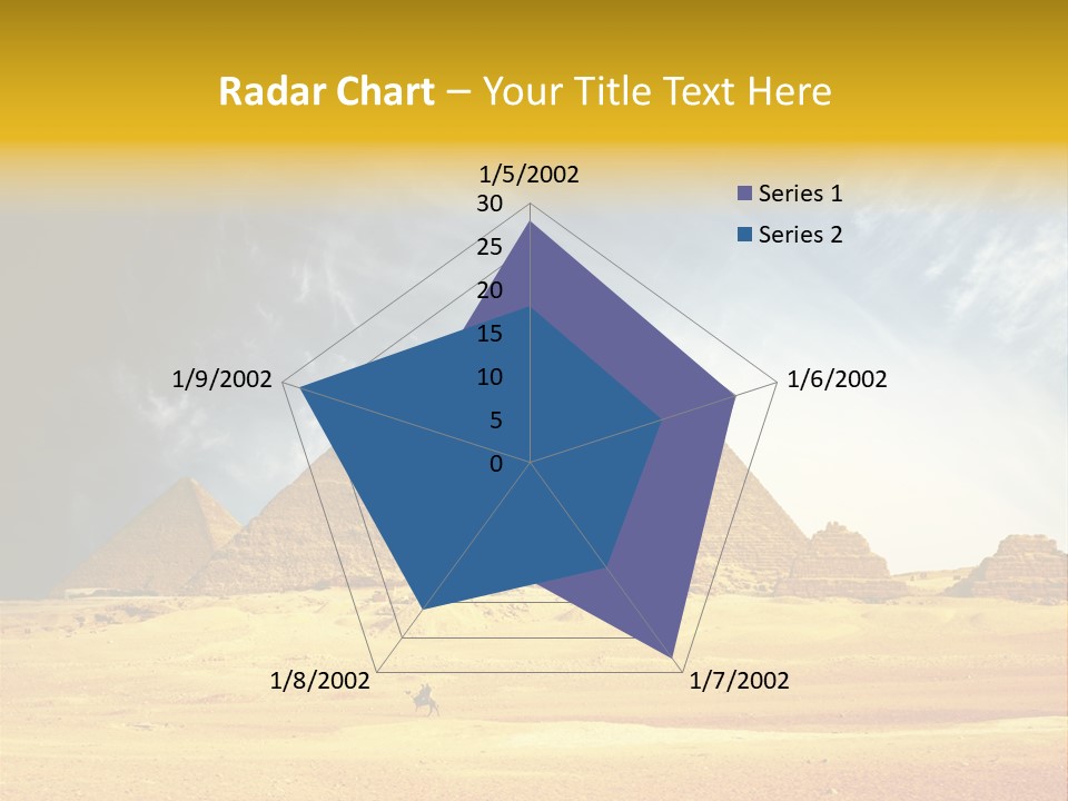 Sunlight Orient Camel PowerPoint Template