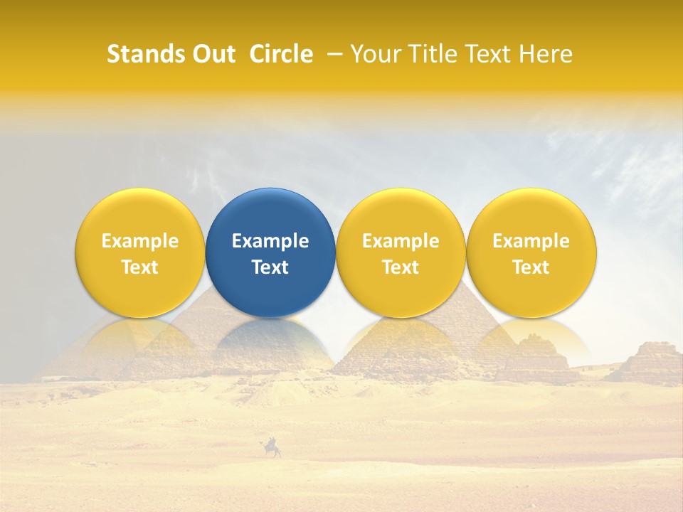 Sunlight Orient Camel PowerPoint Template