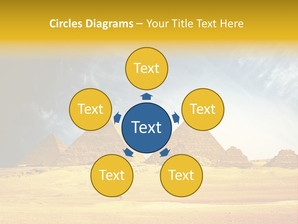 Sunlight Orient Camel PowerPoint Template