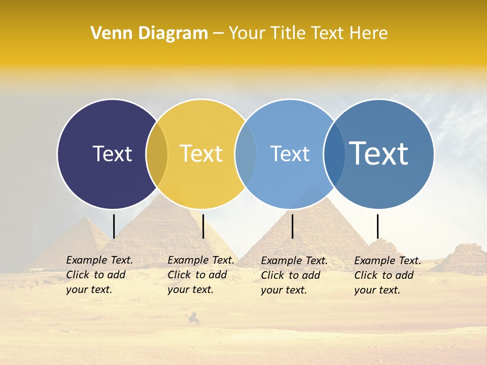 Sunlight Orient Camel PowerPoint Template