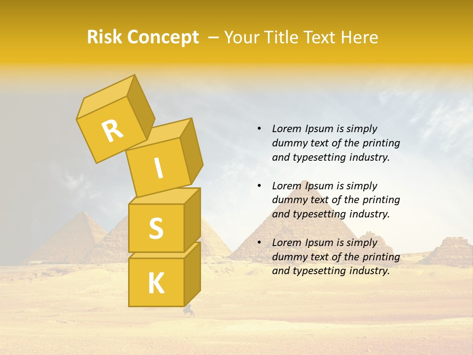 Sunlight Orient Camel PowerPoint Template