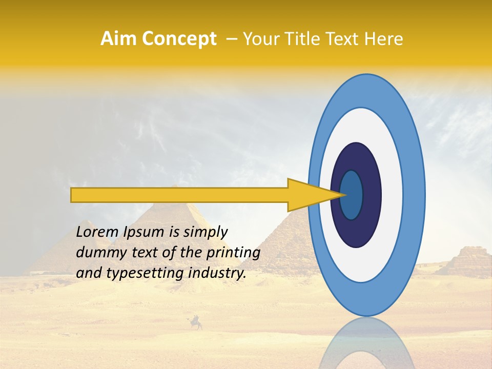 Sunlight Orient Camel PowerPoint Template