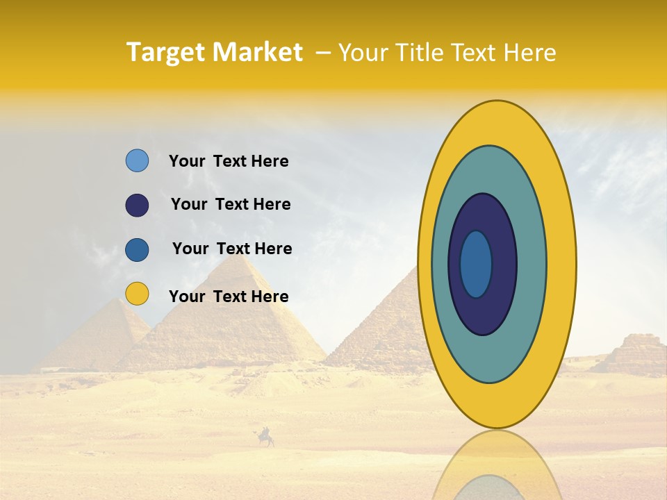 Sunlight Orient Camel PowerPoint Template
