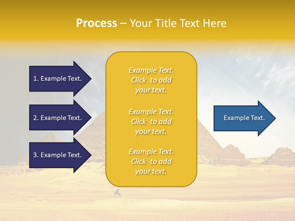 Sunlight Orient Camel PowerPoint Template