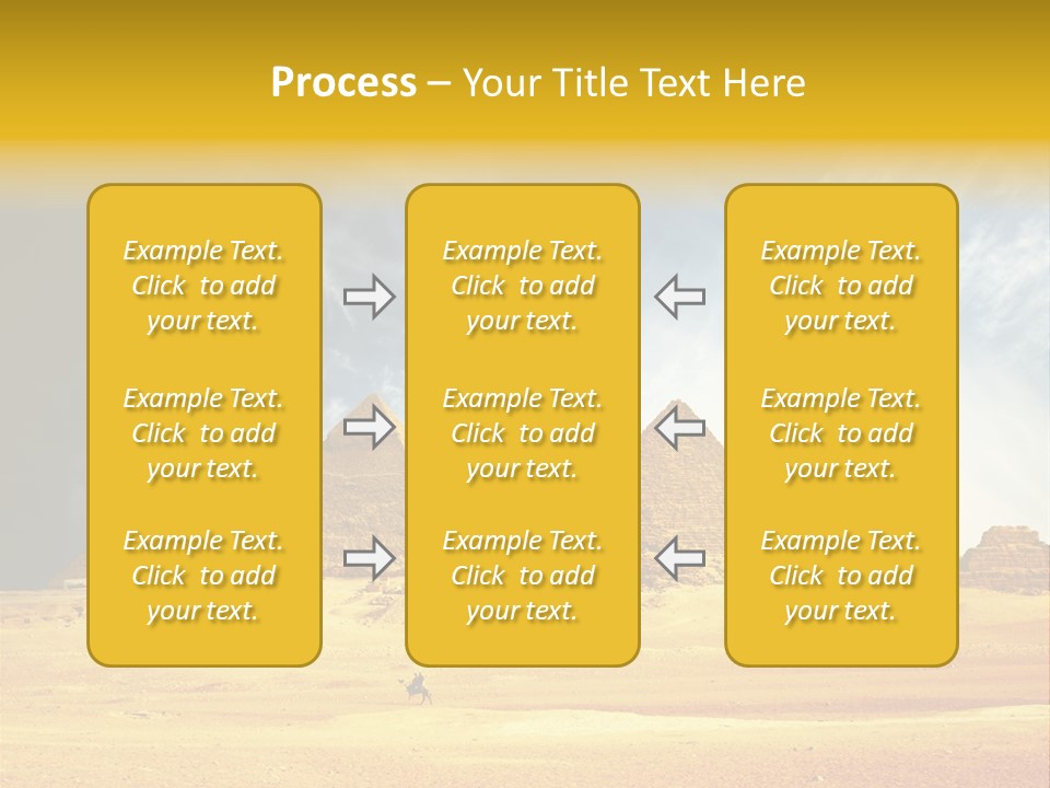Sunlight Orient Camel PowerPoint Template