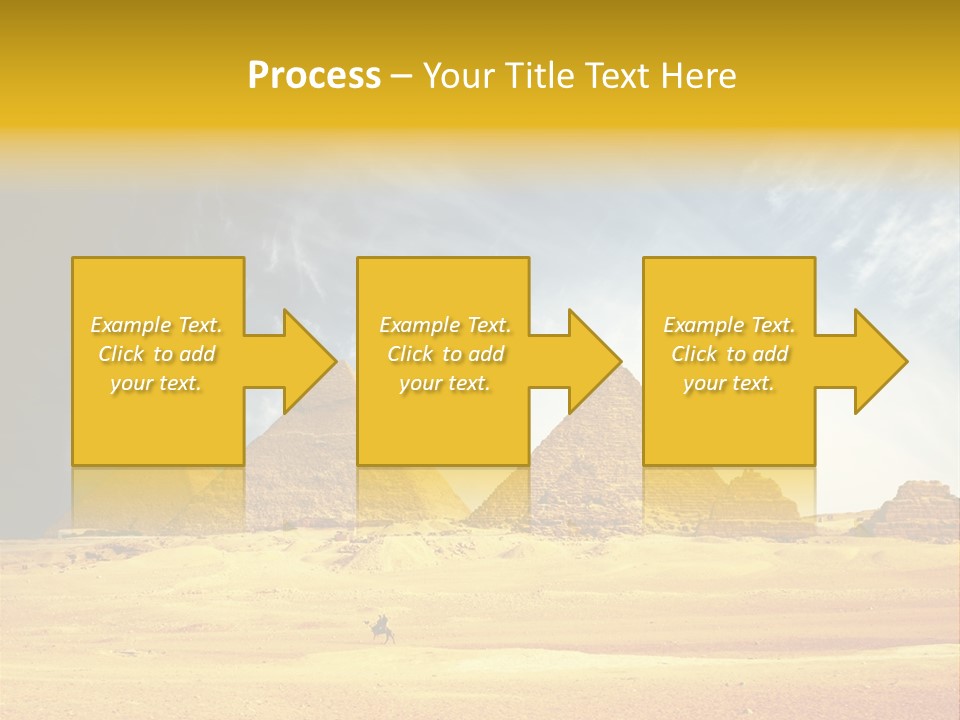 Sunlight Orient Camel PowerPoint Template
