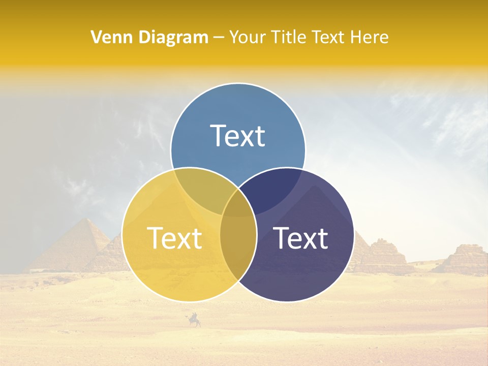 Sunlight Orient Camel PowerPoint Template