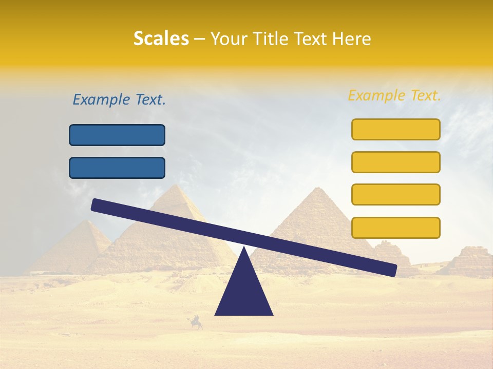 Sunlight Orient Camel PowerPoint Template