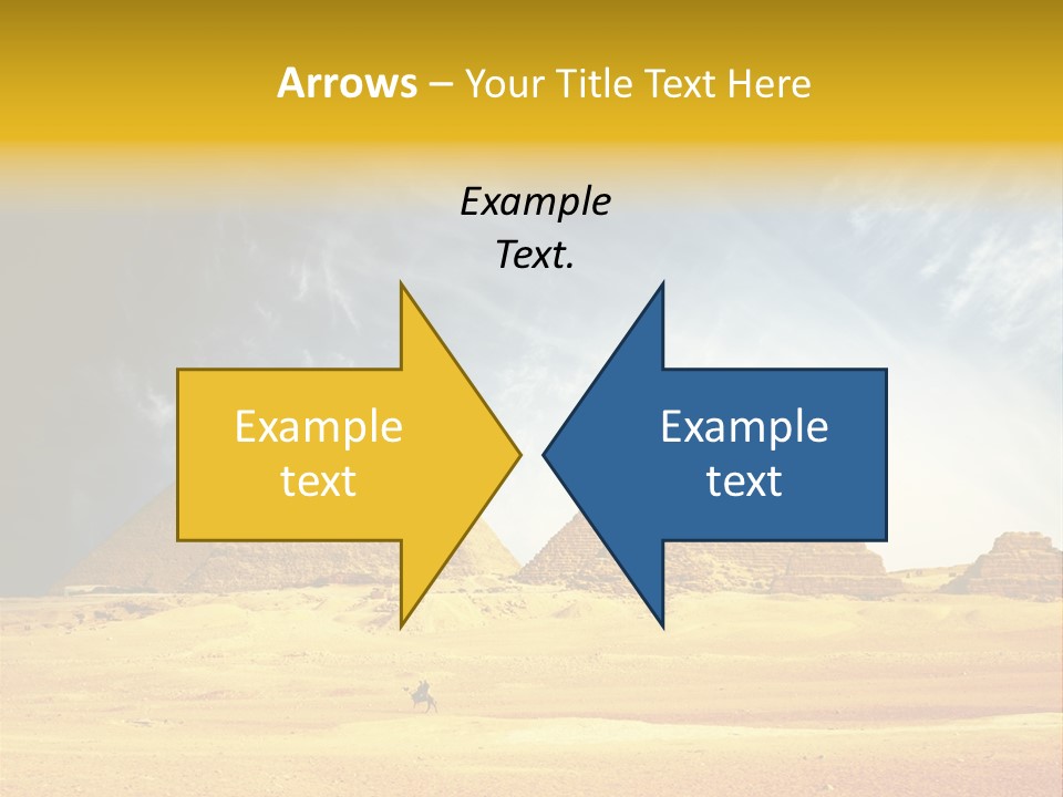 Sunlight Orient Camel PowerPoint Template