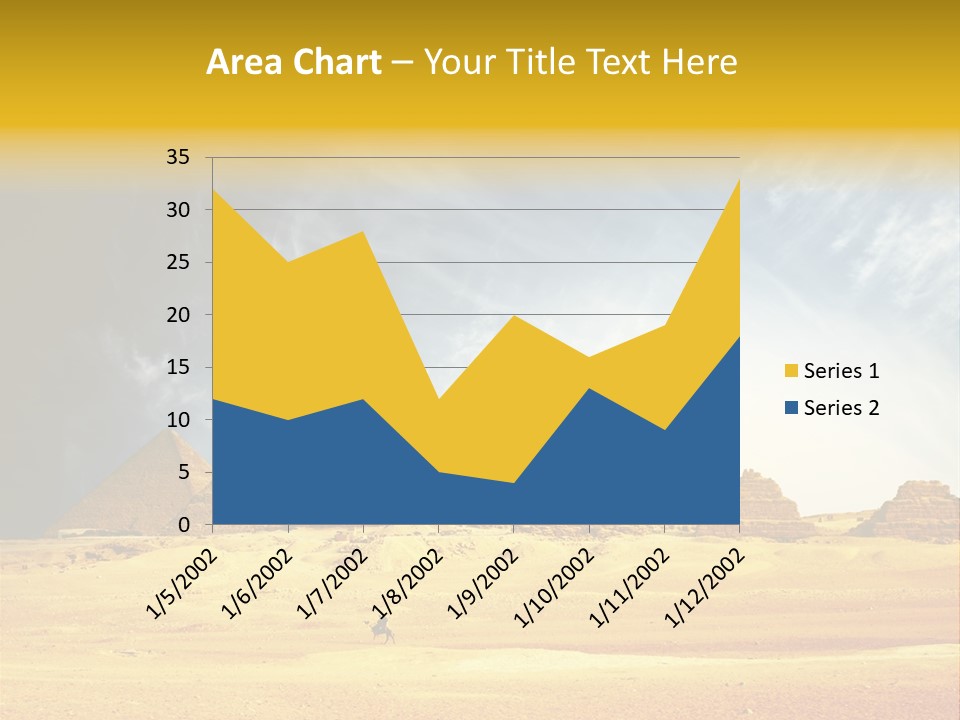 Sunlight Orient Camel PowerPoint Template