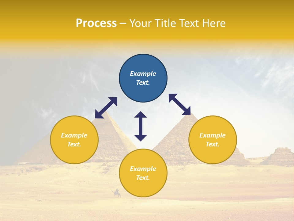 Sunlight Orient Camel PowerPoint Template