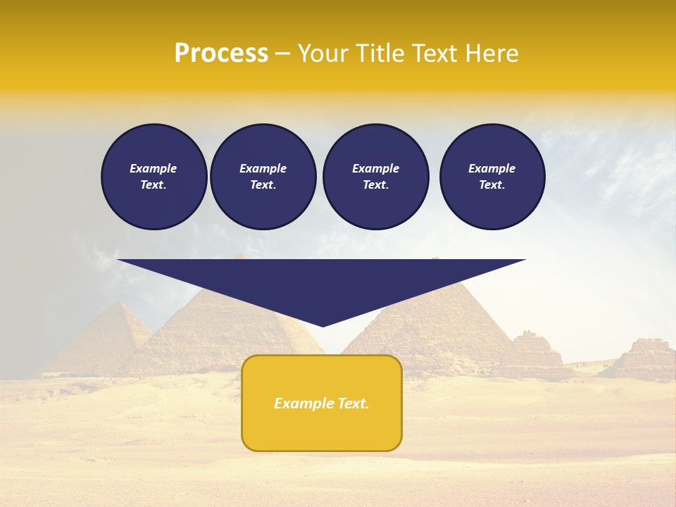 Sunlight Orient Camel PowerPoint Template