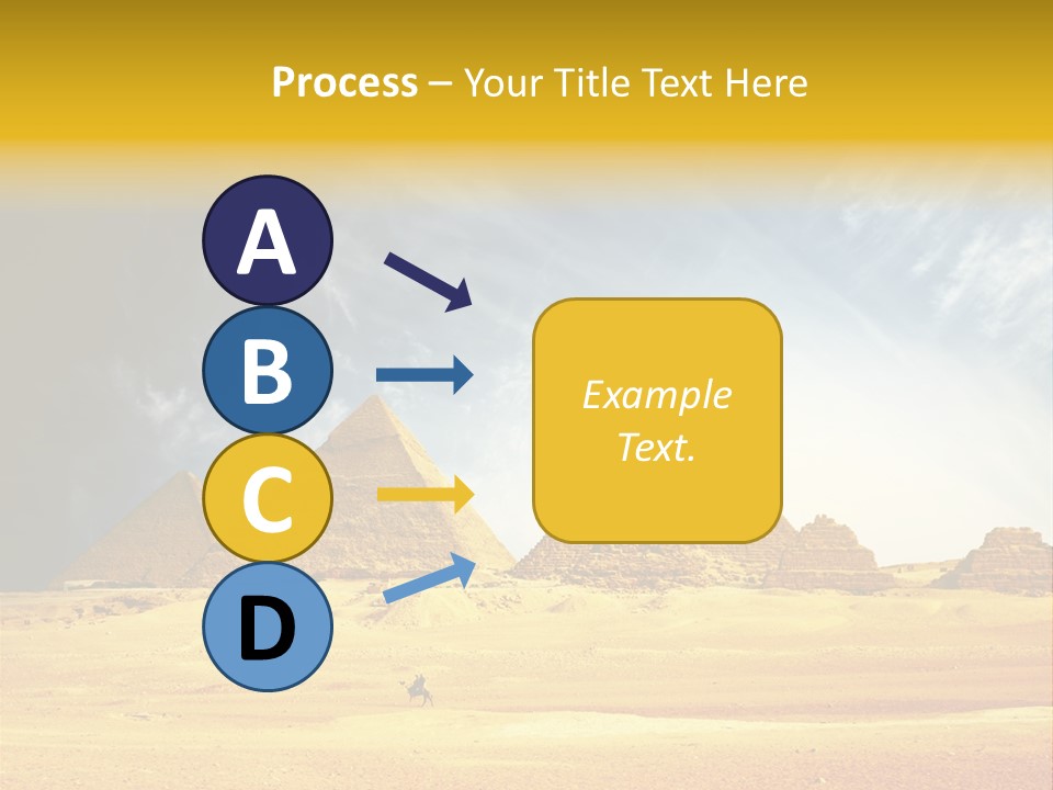 Sunlight Orient Camel PowerPoint Template