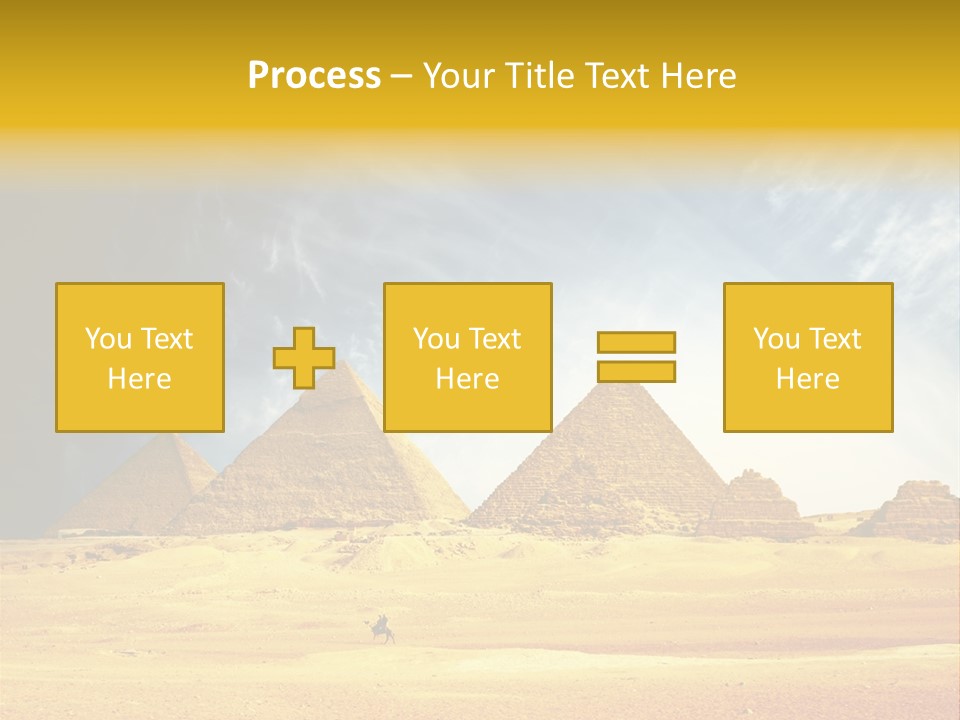 Sunlight Orient Camel PowerPoint Template