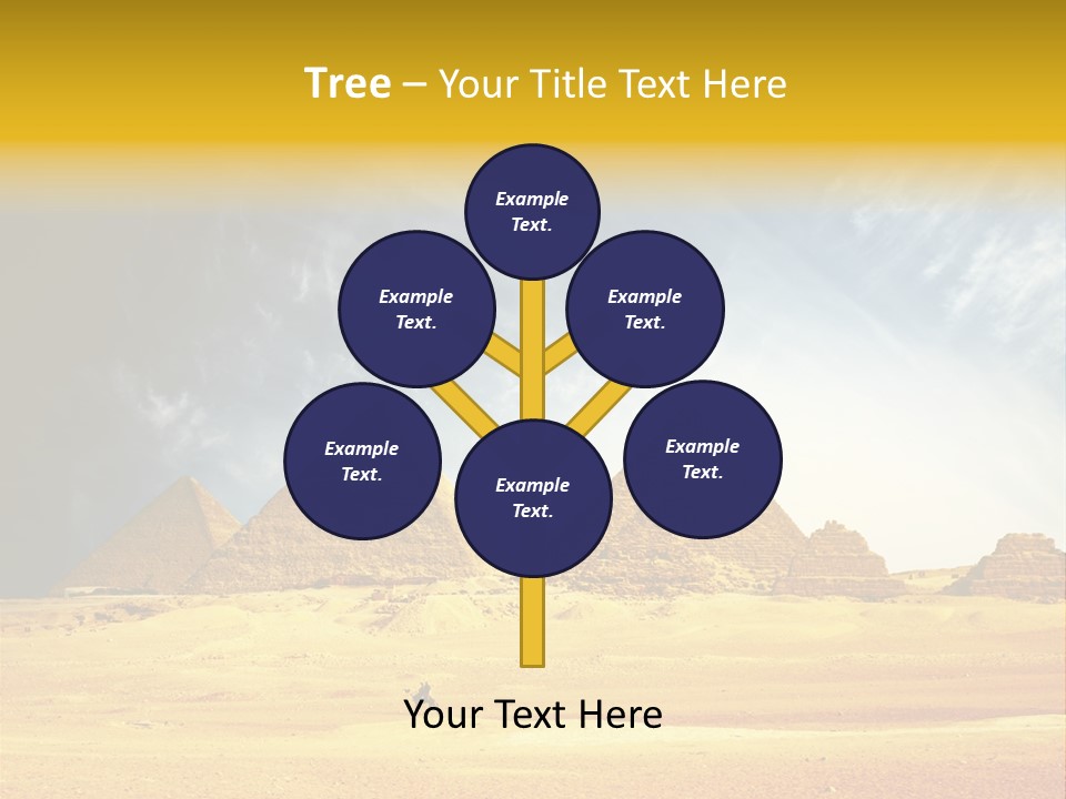 Sunlight Orient Camel PowerPoint Template