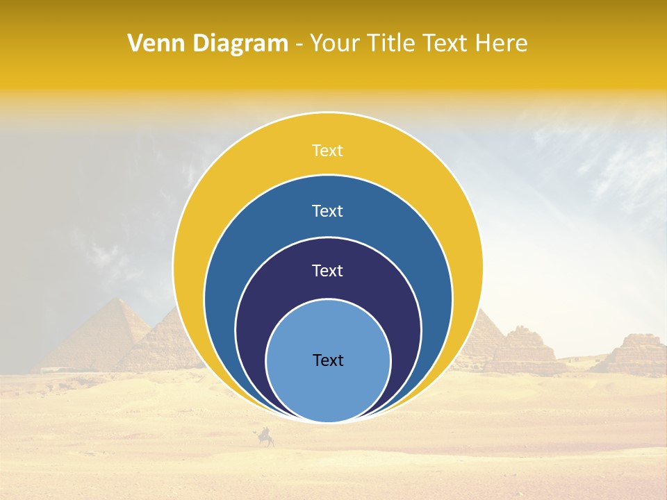 Sunlight Orient Camel PowerPoint Template