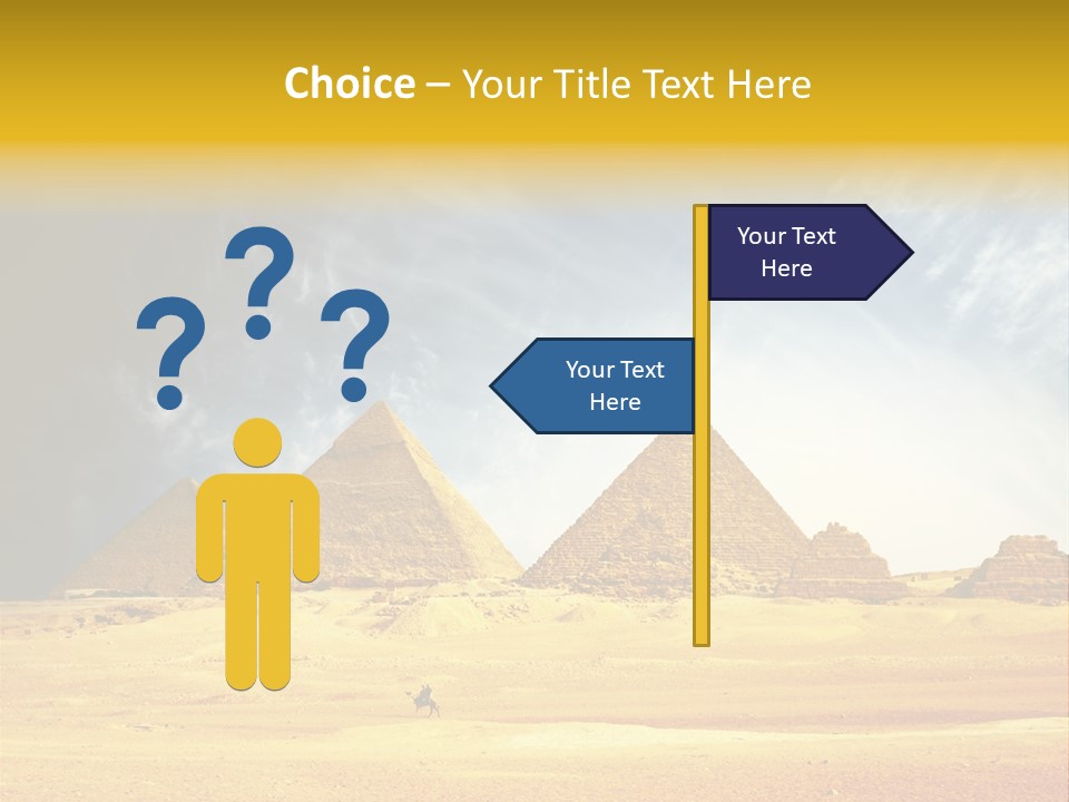 Sunlight Orient Camel PowerPoint Template