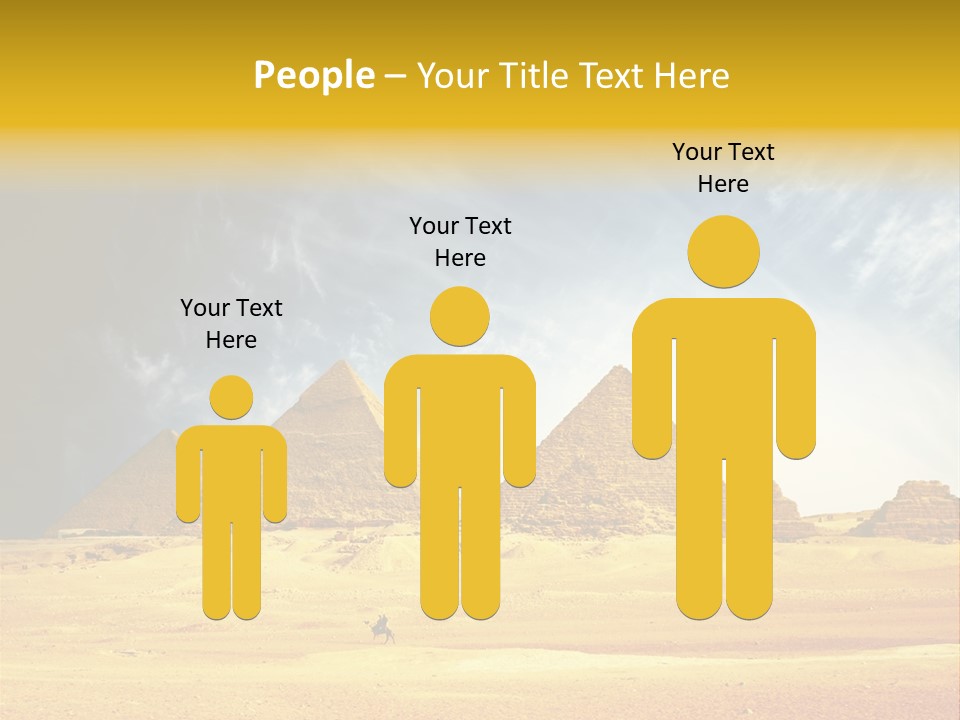 Sunlight Orient Camel PowerPoint Template